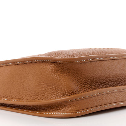 Hermes Taurillon Clemence Evelyne III PM Gold 9 of 10