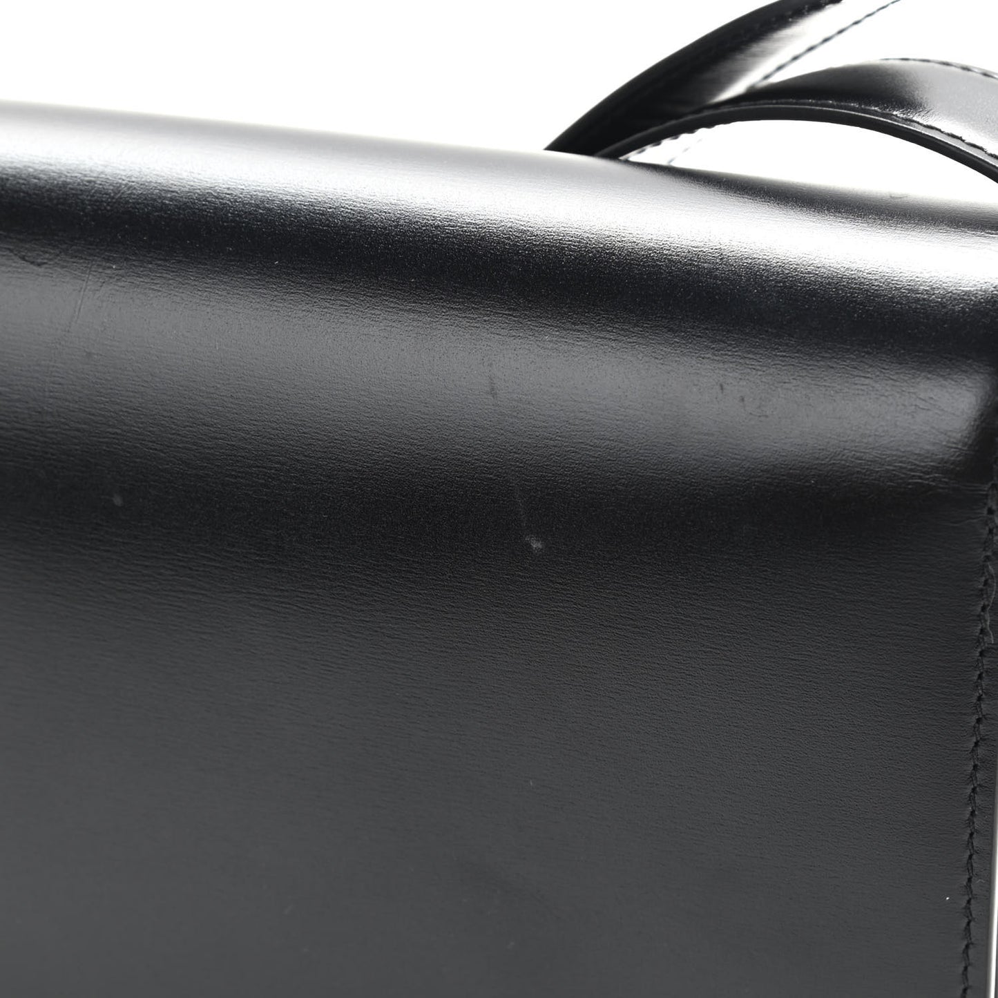 Shiny Calfskin Large Triomphe Black