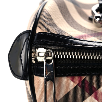 Burberry Nova Check Small Chester Bowling Bag Black 15 of 20