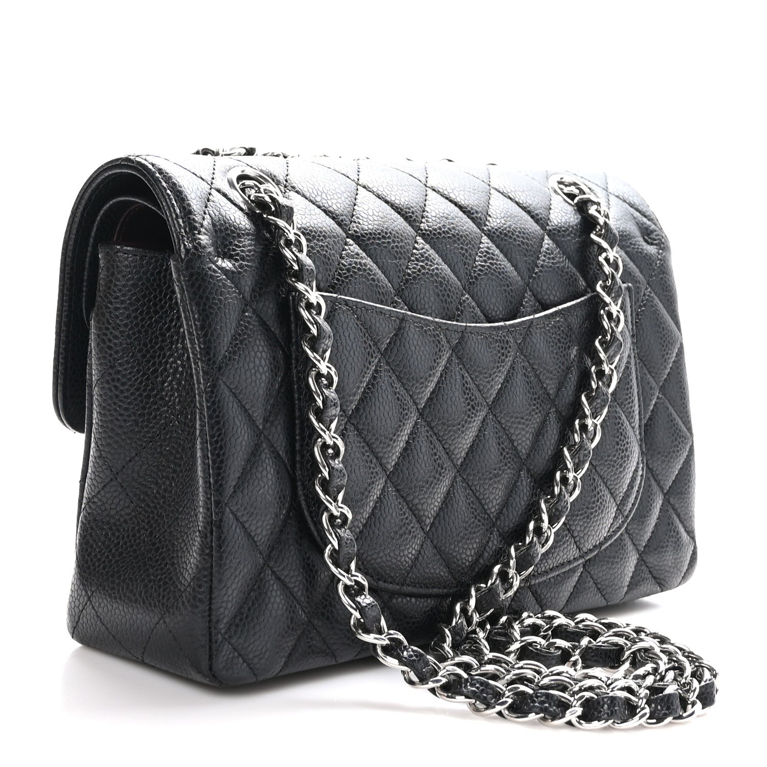 Chanel Caviar Quilted Small Double Flap Black 3 of 10