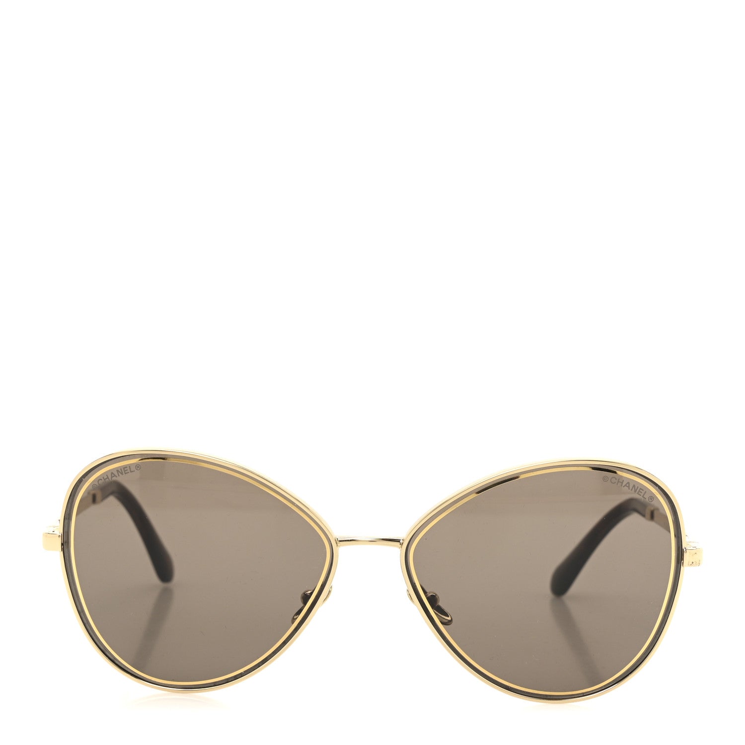 Chanel Metal Frame CC Sunglasses 4266 Gold 2 of 8