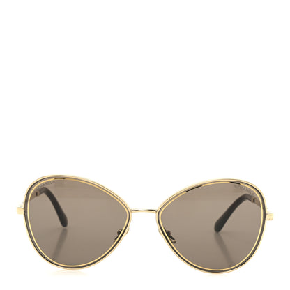 Chanel Metal Frame CC Sunglasses 4266 Gold 2 of 8