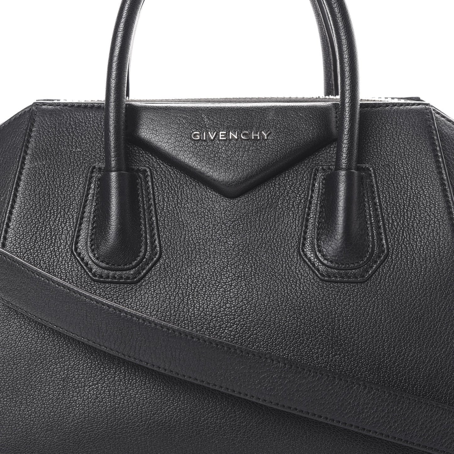 Sugar Goatskin Small Antigona Black