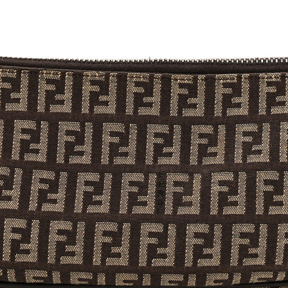 Fendi Zucchino Pochette Dark Brown 8 of 10