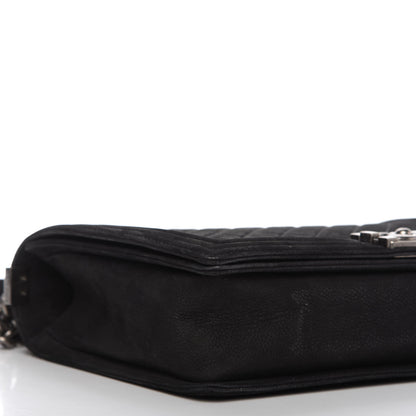 Chanel Iridescent Caviar Quilted Large Boy Flap Black 6 of 10