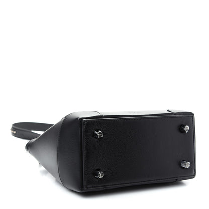Christian Louboutin Grained Calfskin Spike Small Eloise Tote Black 4 of 10