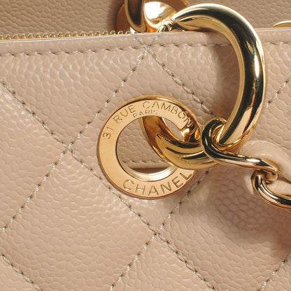 Chanel Caviar Quilted Grand Shopping Tote GST Beige 8 of 8