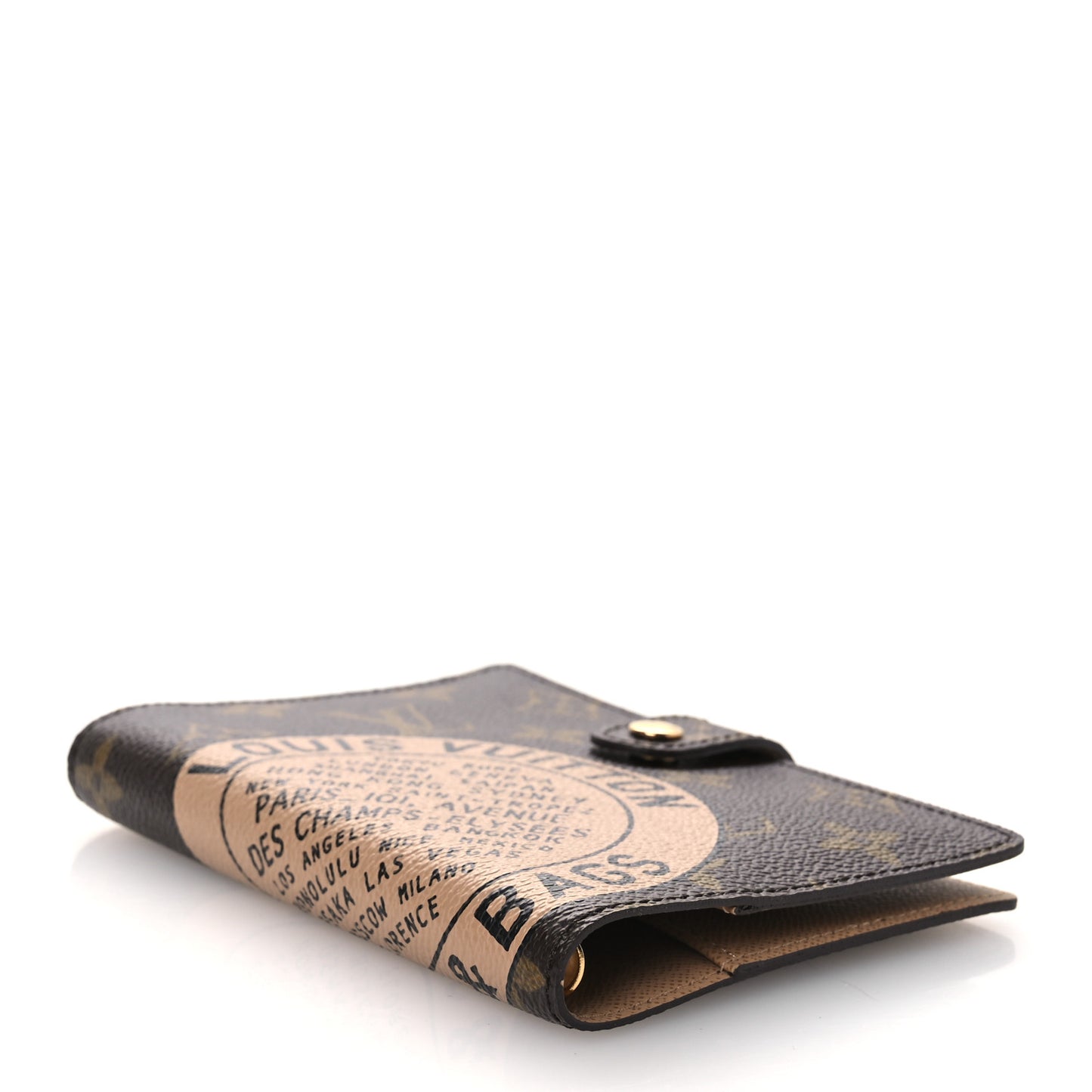 Monogram Complice Trunks and Bags Small Ring Agenda Cover Beige