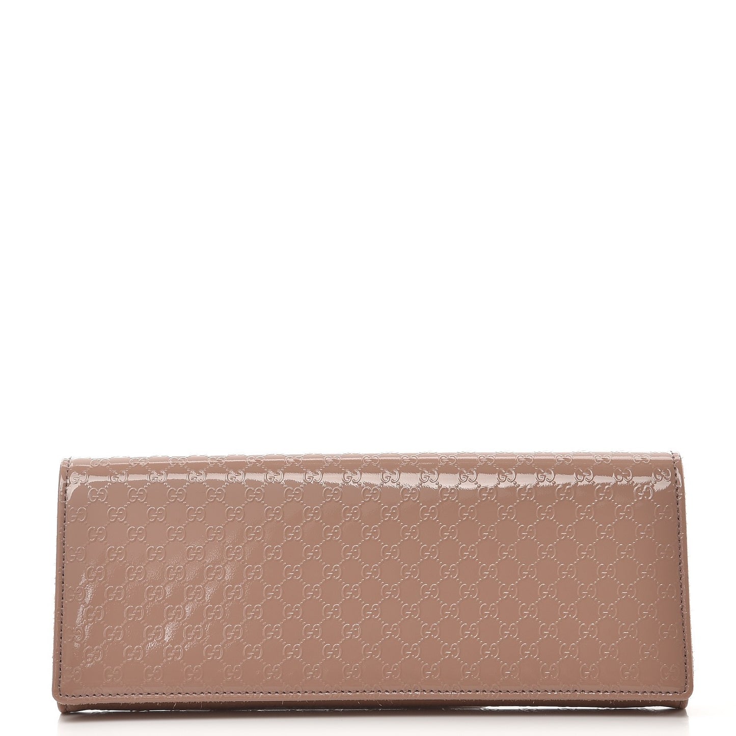 Patent Microguccissima Small Broadway Clutch Dark Cipria