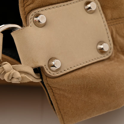 Balenciaga Suede Strike Hold Hobo Natural 14 of 15