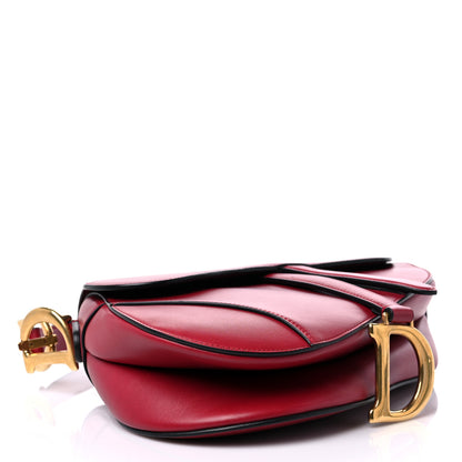 Christian Dior Calfskin Saddle Bag Scarlet 4 of 13