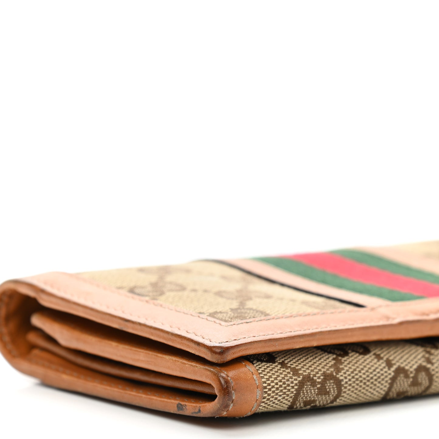 Monogram Vintage Web Continental Wallet Tobacco