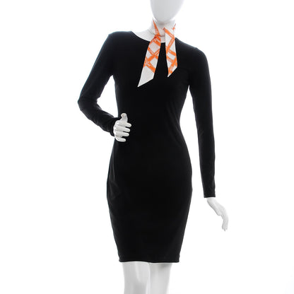 Hermes Silk Bolduc Twilly Orange 2 of 5