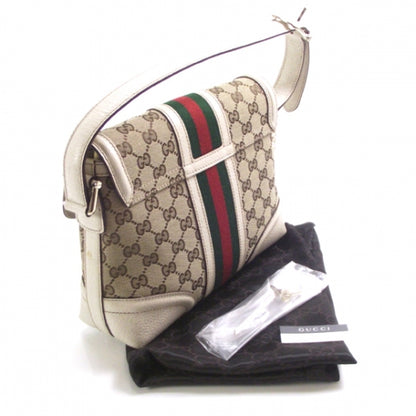 Gucci Monogram Treasure Flap Ivory 3 of 13