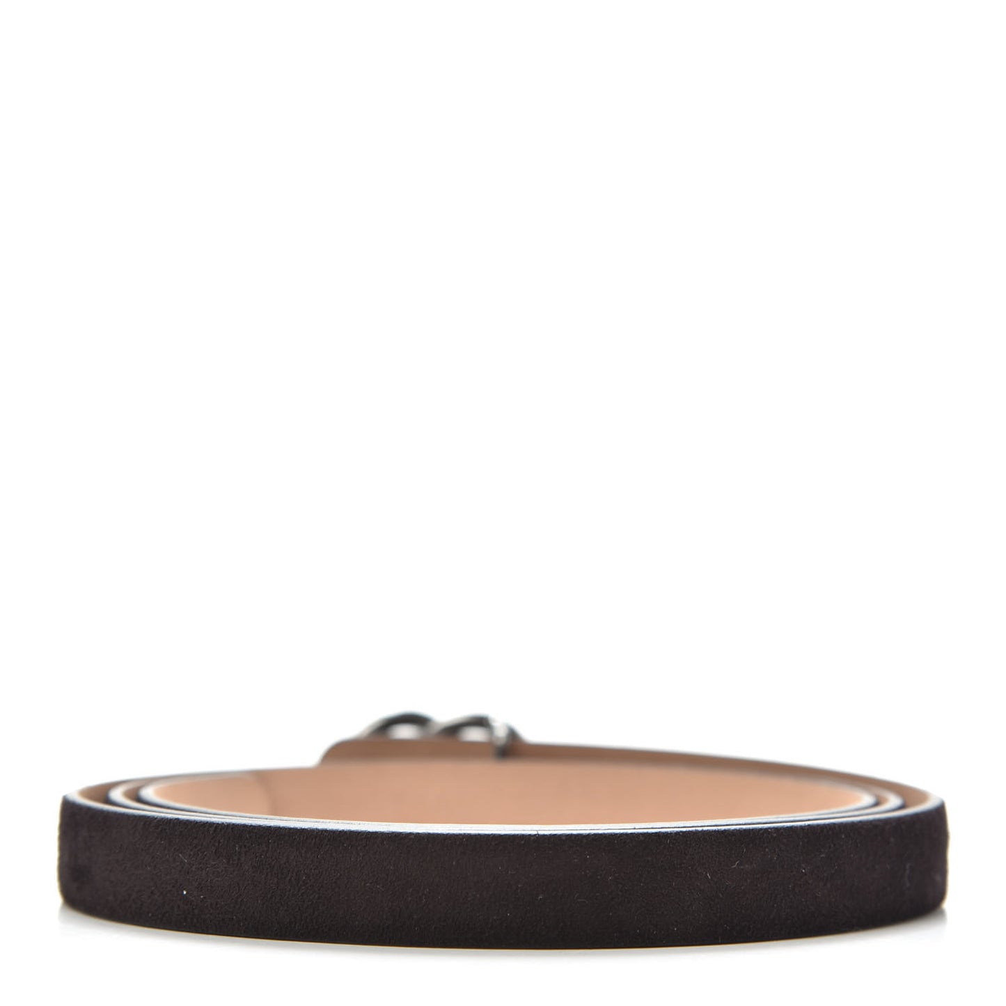 Suede CC Belt 95 38 Dark Brown