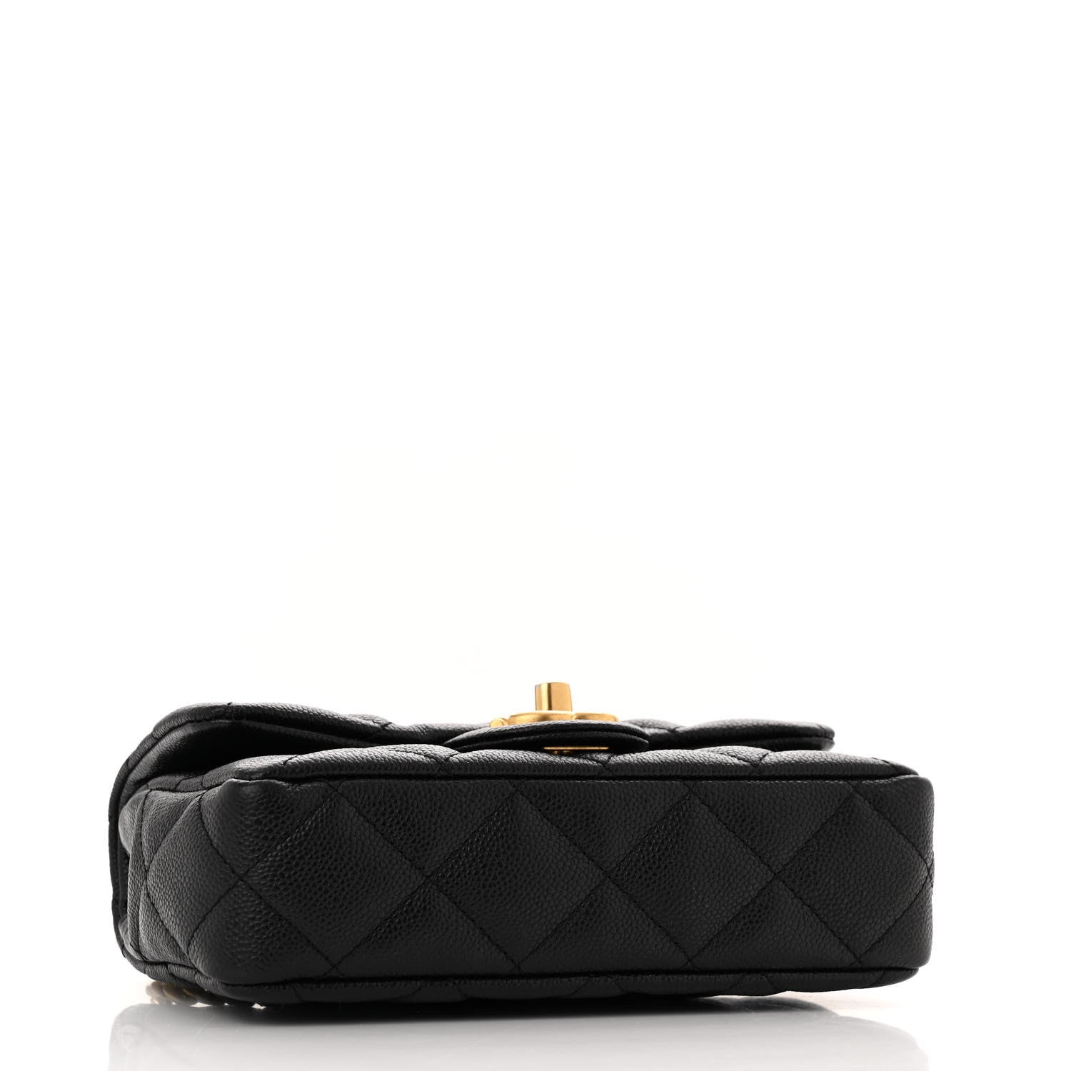 Chanel Caviar Quilted Mini Sweetheart Rectangular Flap Black 4 of 13