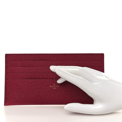 Louis Vuitton Calfskin Felicie Card Holder Insert Fuchsia 2 of 4