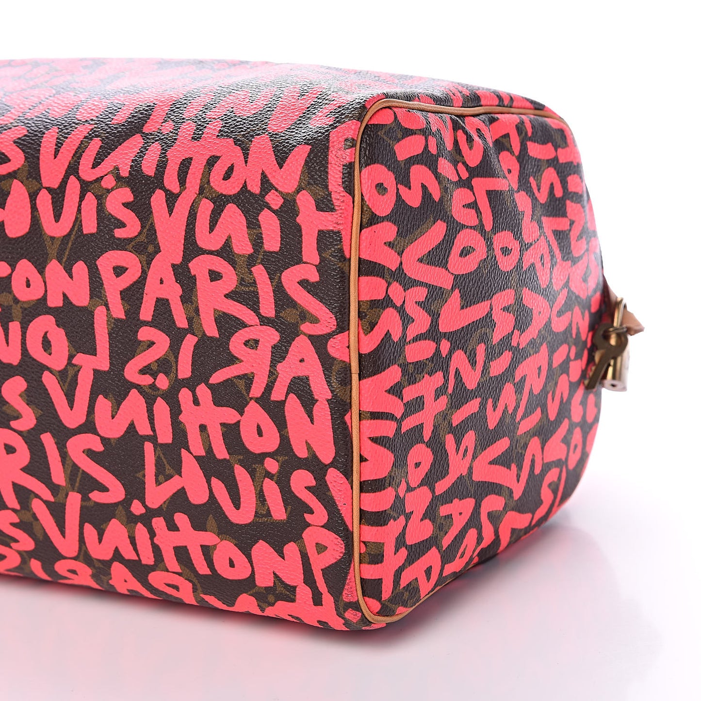 Monogram Graffiti Speedy 30 Fuchsia