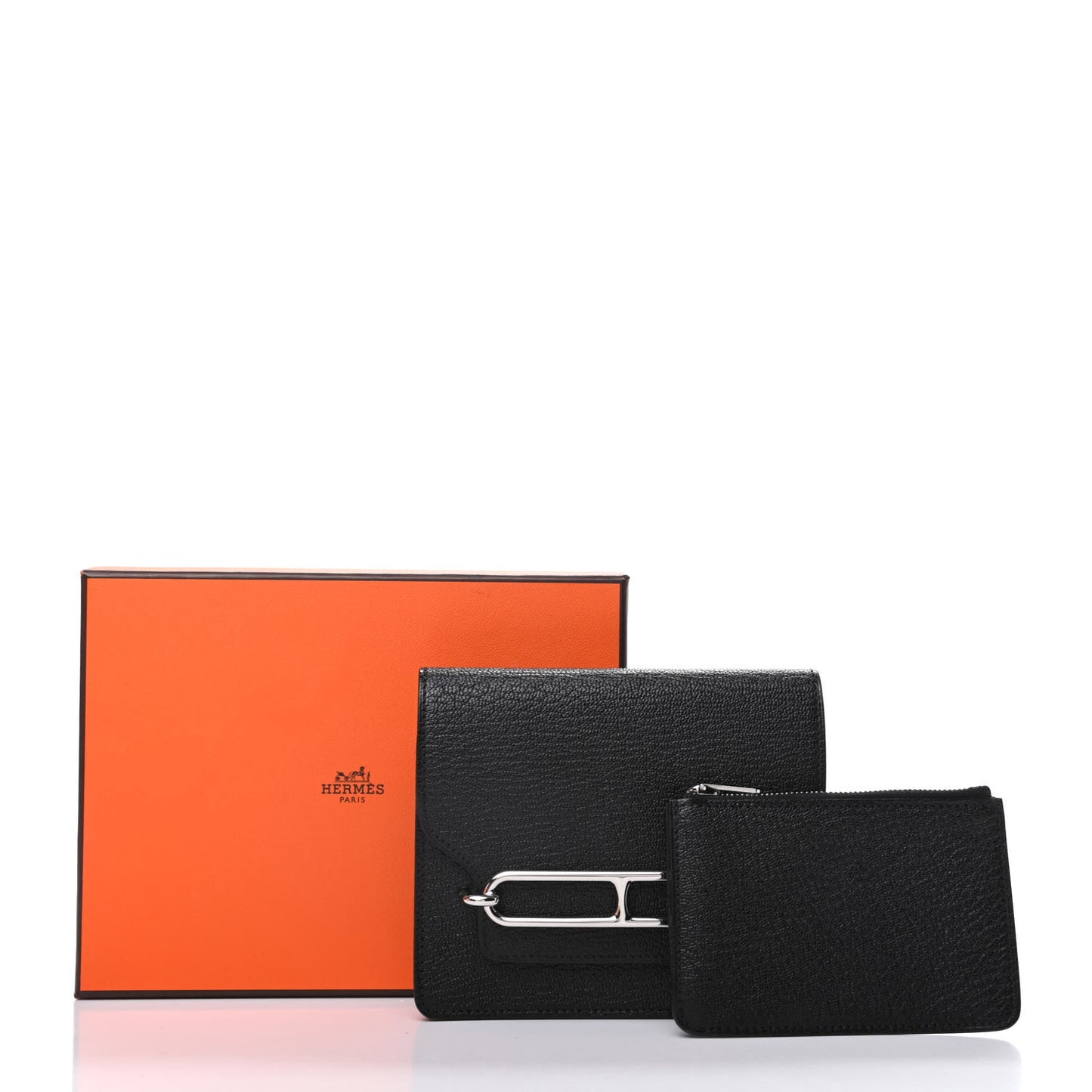 Chevre Mysore Roulis Slim Wallet Black