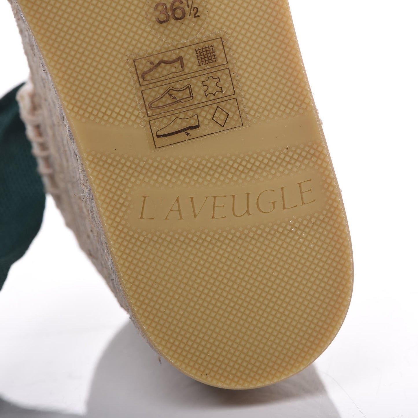 Canvas Malaga Kid Web Ankle Wrap Espadrille Wedge Sandals 36.5 Green Red Mystic White Emerald