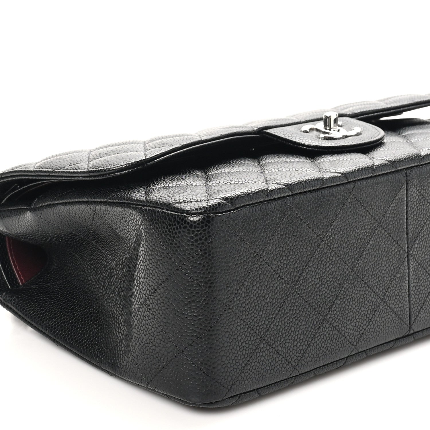 Chanel Caviar Quilted Jumbo Double Flap Black 9 of 11