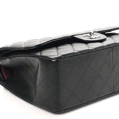 Chanel Caviar Quilted Jumbo Double Flap Black 9 of 11