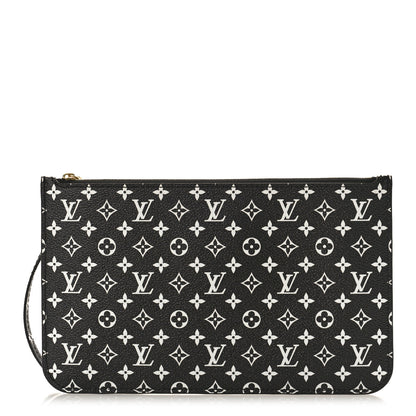 Louis Vuitton Monogram Giant Jungle Neverfull MM GM Pochette Black 1 of 8