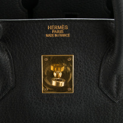 Hermes Togo Birkin 30 Black 6 of 8