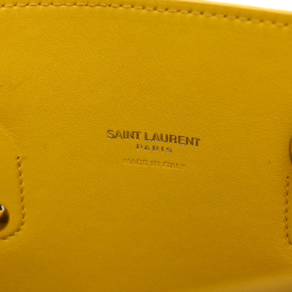 Saint Laurent Calfskin Baby Sac De Jour Bag Yellow 8 of 11