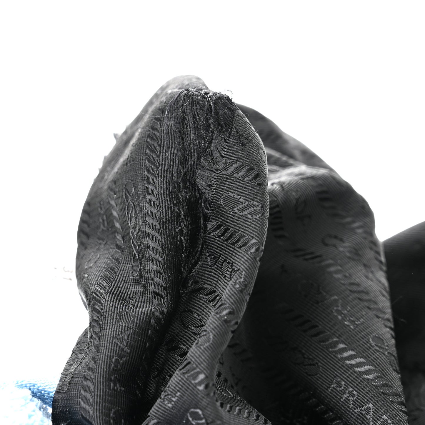 Terry Cloth Mini Re-Edition 2000 Bag Celeste Black
