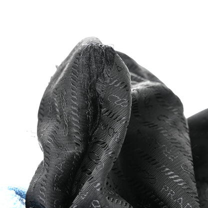 Prada Terry Cloth Mini Re-Edition 2000 Bag Celeste Black 13 of 13