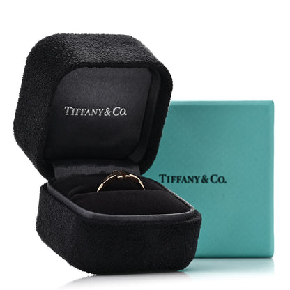 Tiffany 18K Rose Gold T Wire Ring 52 6 5 of 5