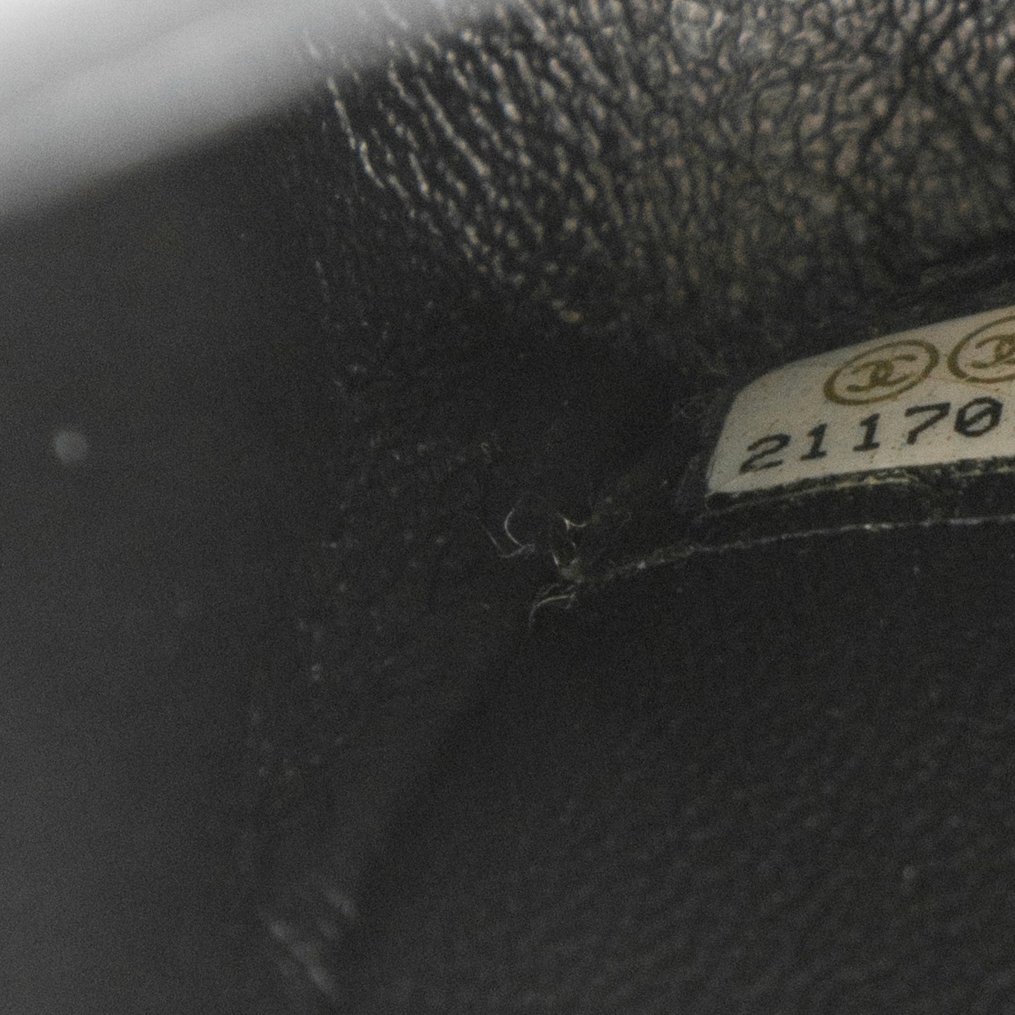 Lambskin Chevron Quilted Mini Rectangular Flap So Black