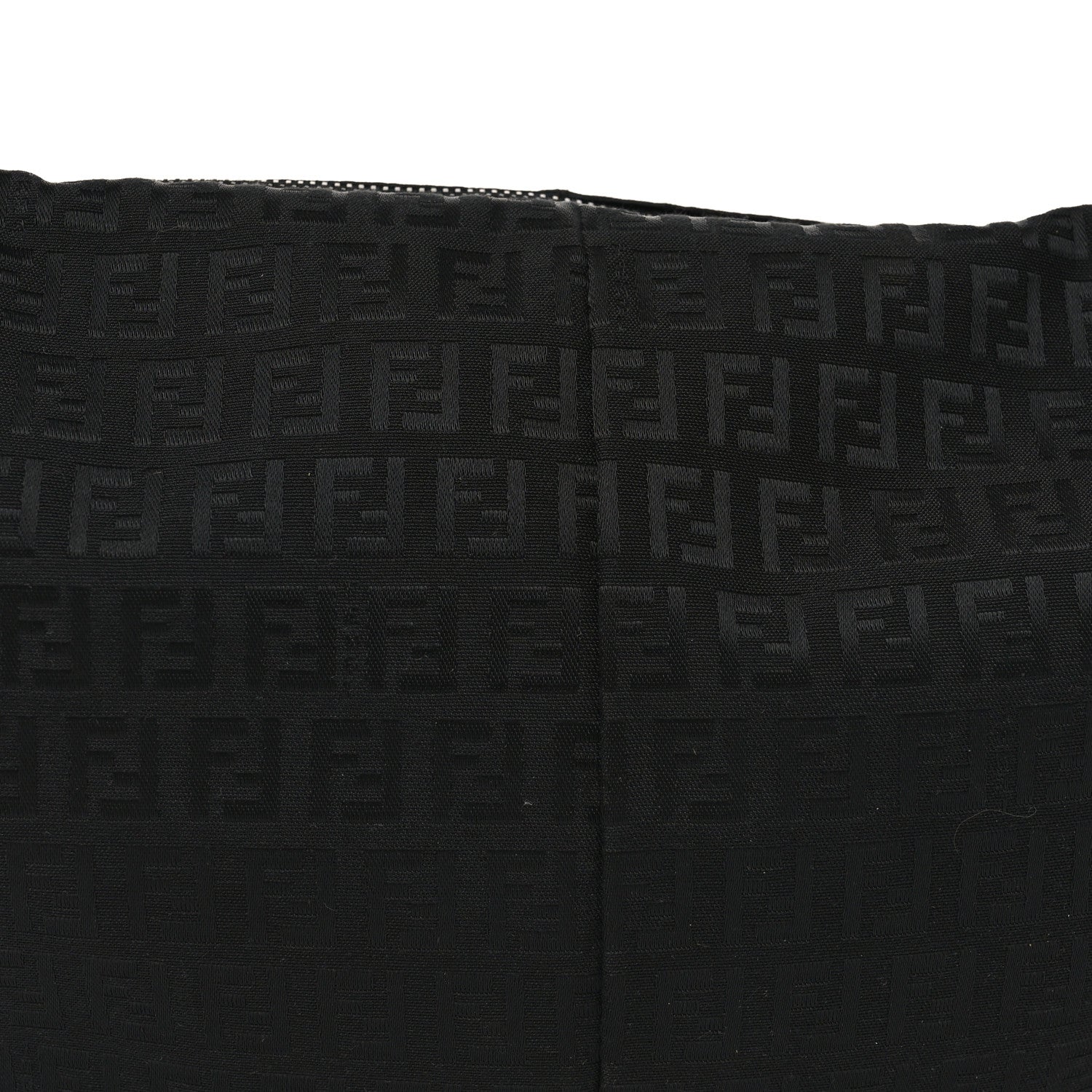 Fendi Zucchino Vitello Medium Chef Hobo Black 7 of 9