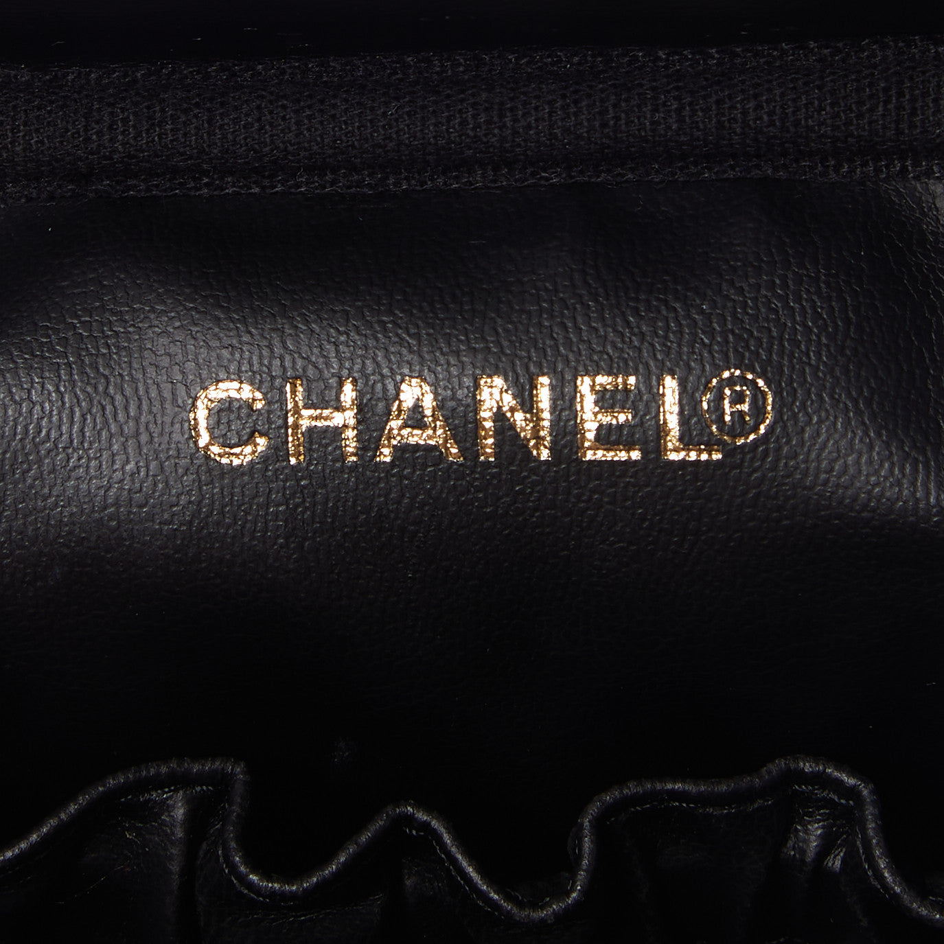 Chanel Caviar Vanity Cosmetic Case Black 8 of 9
