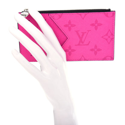 Louis Vuitton Taigarama Coin Card Holder Fuchsia 2 of 7