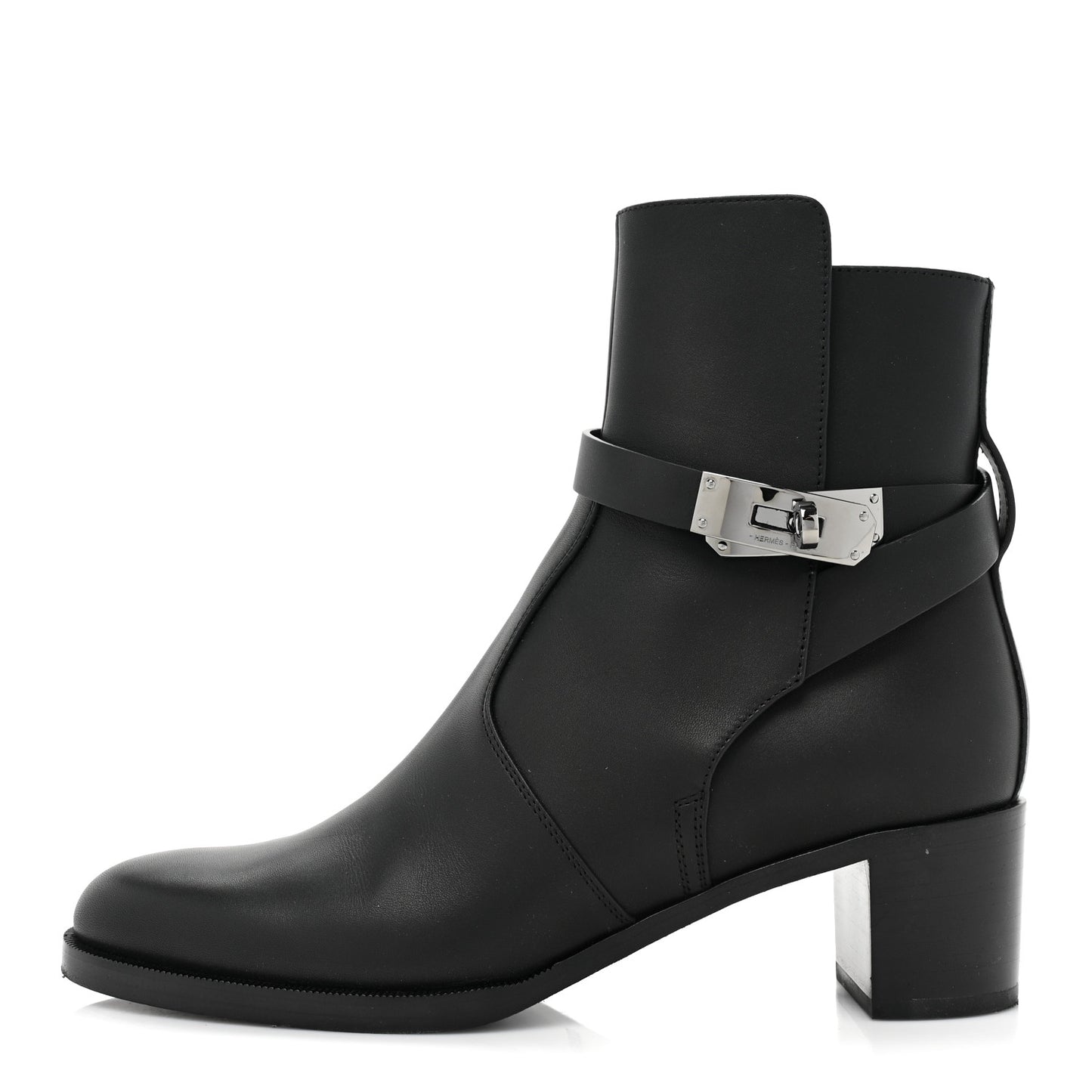 Calfskin Frenchie 50 Ankle Boots 37 Black