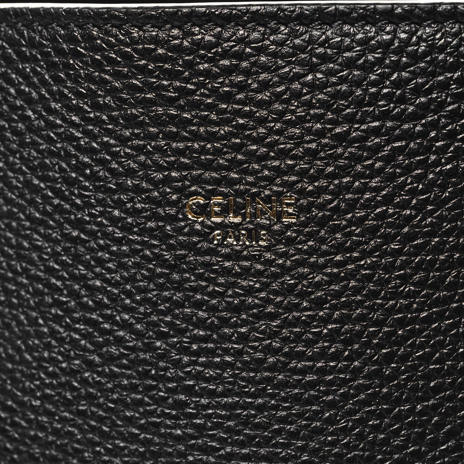 Celine Soft Grained Calfskin Small Belt Cabas Phantom Black 6 of 10