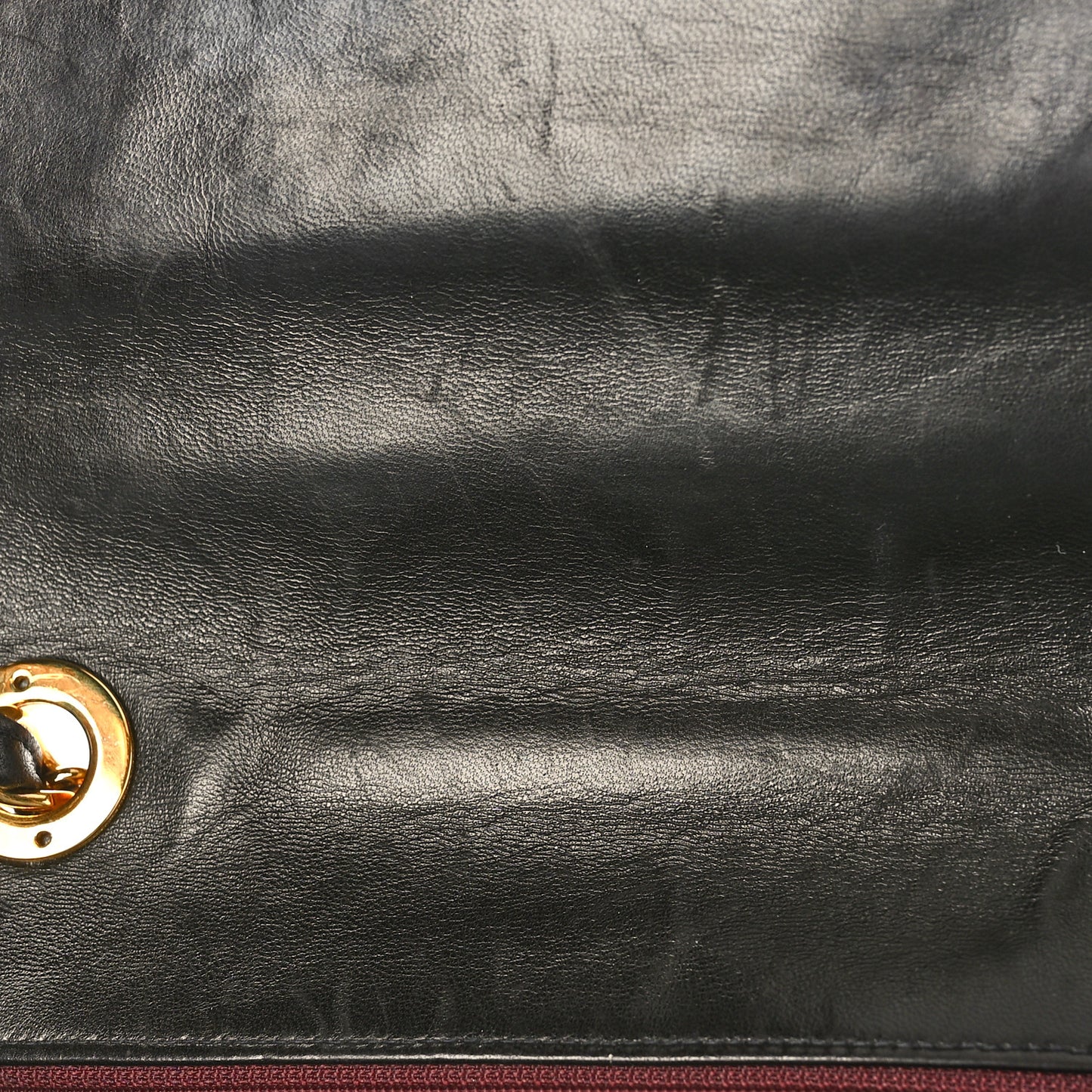 Lambskin Quilted XL Jumbo Single Flap Black