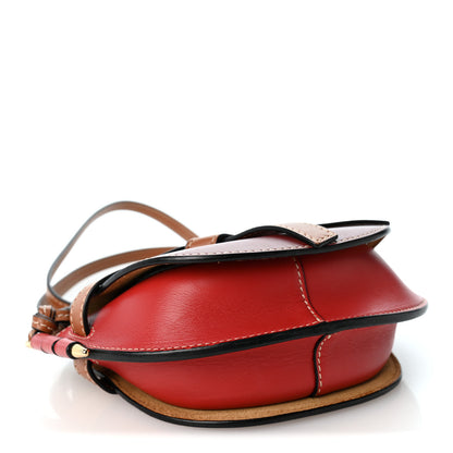 Loewe Calfskin Mini Gate Crossbody Bag Garnet Pomodoro 4 of 10