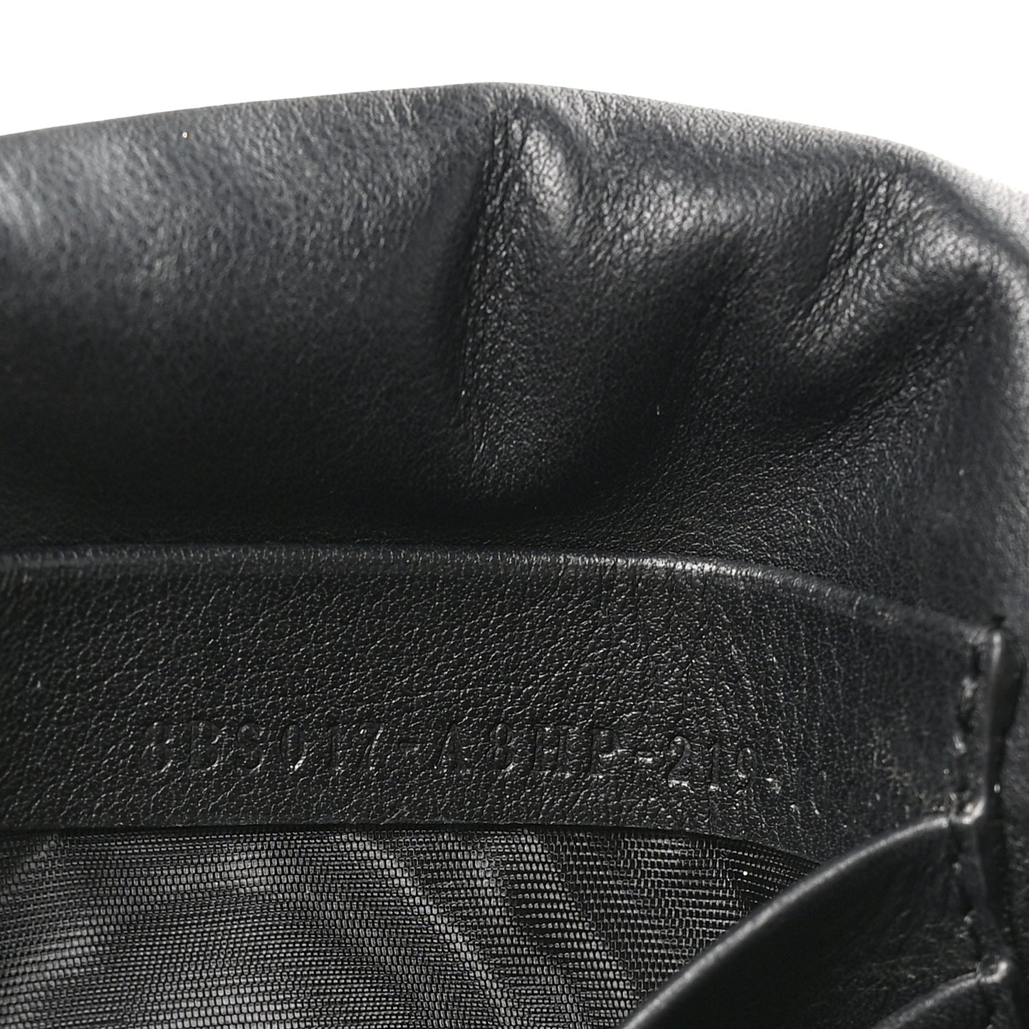 Shearling Vitello Dolce Macro FF 1974 Mini Baguette Tobacco Black