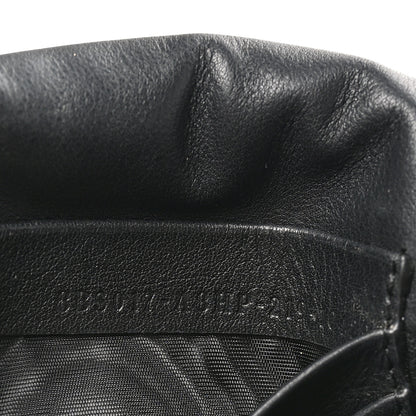 Fendi Shearling Vitello Dolce Macro FF 1974 Mini Baguette Tobacco Black 7 of 10