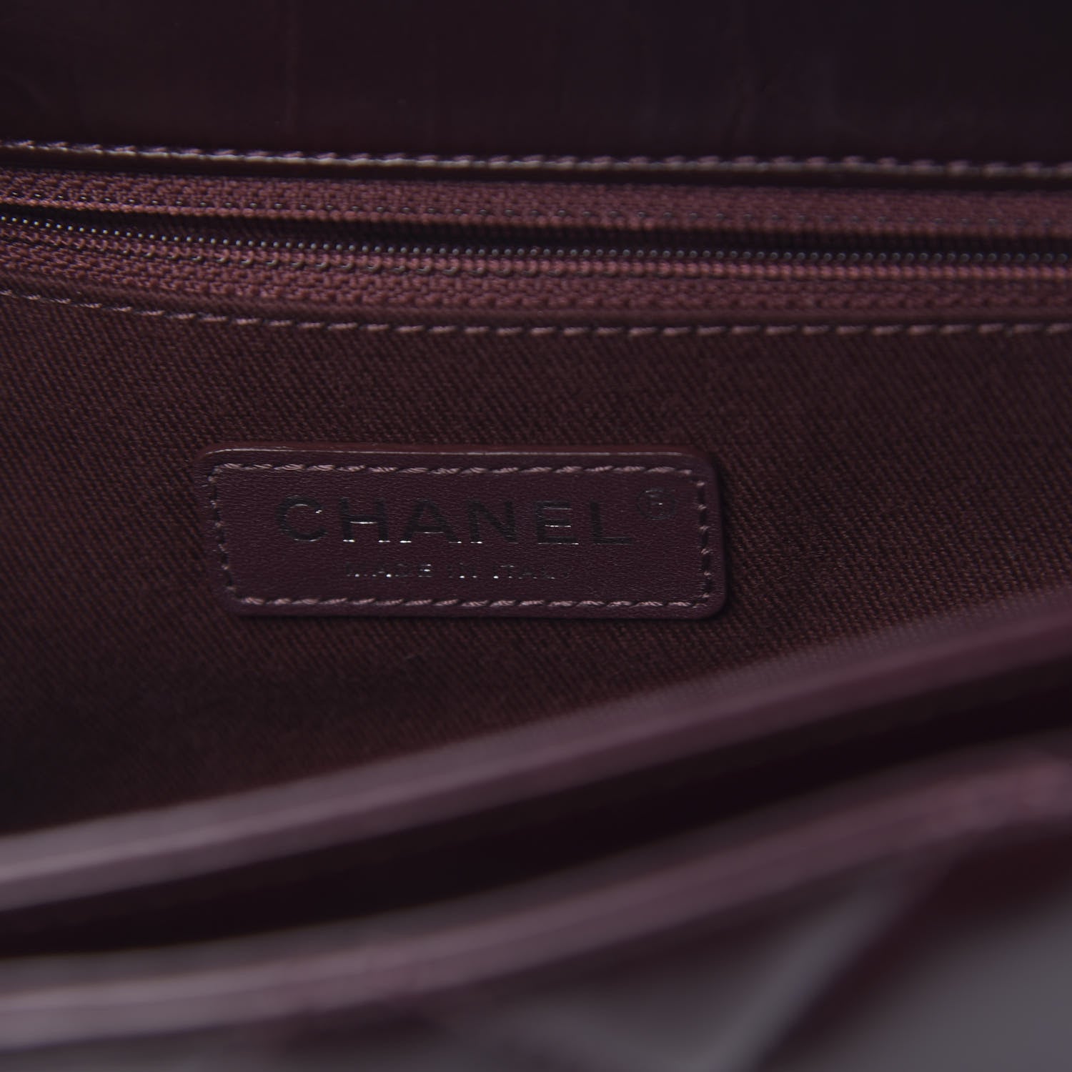 Chanel Calfskin Quilted Large Perfect Edge Flap Bordeaux 6 of 11