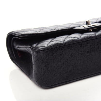 Chanel Caviar Quilted Medium Double Flap Black 8 of 9