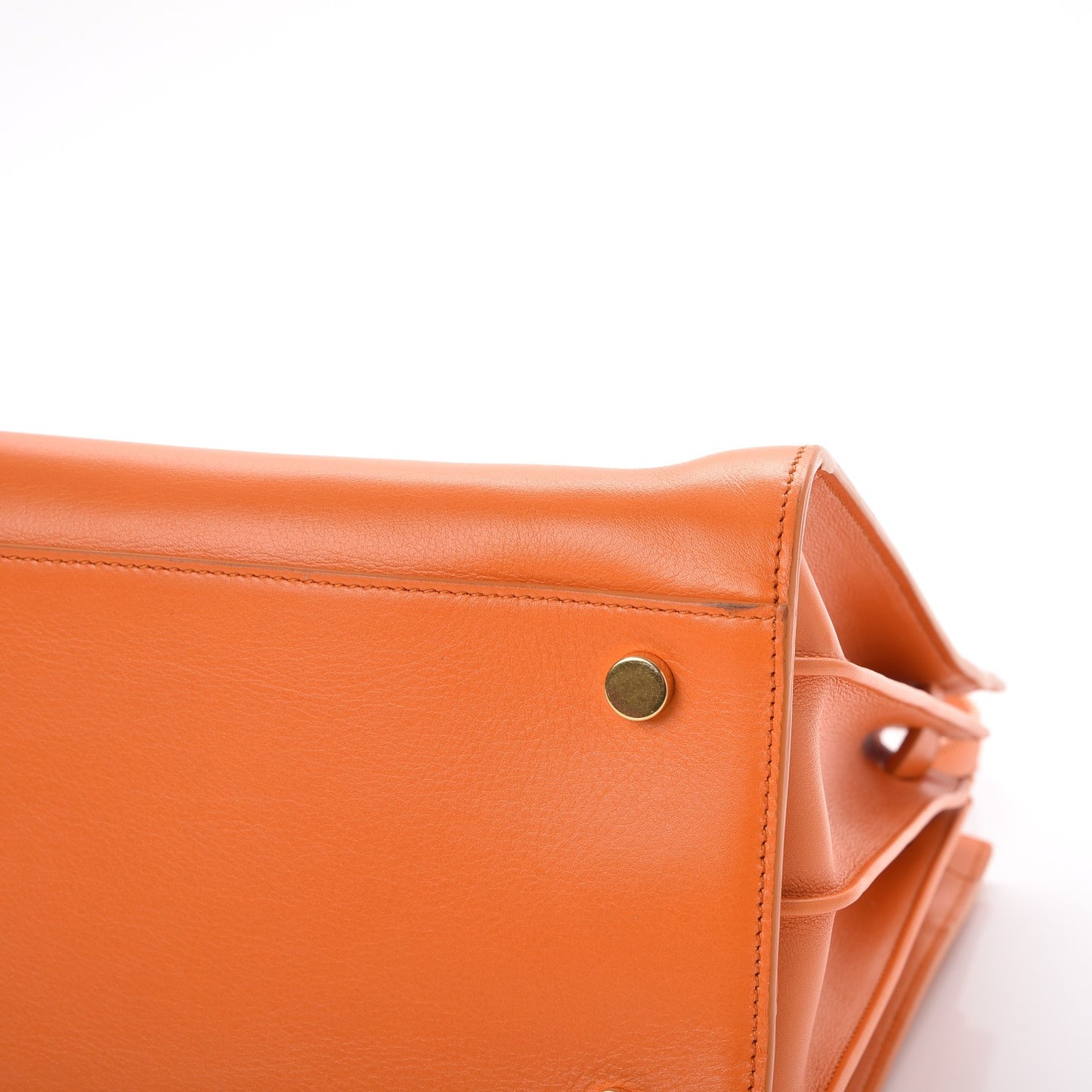 Calfskin Small Sac De Jour Mandarine