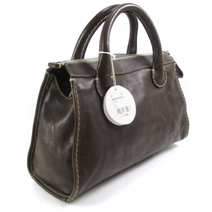 Chloe Calfskin Edith Satchel Brown 3 of 12