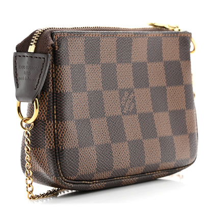 Louis Vuitton Damier Ebene Mini Pochette Accessories 3 of 7