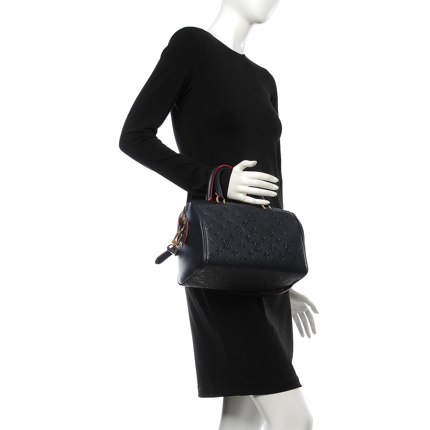 Louis Vuitton Empreinte Speedy Bandouliere 25 NM Marine Rouge 3 of 8