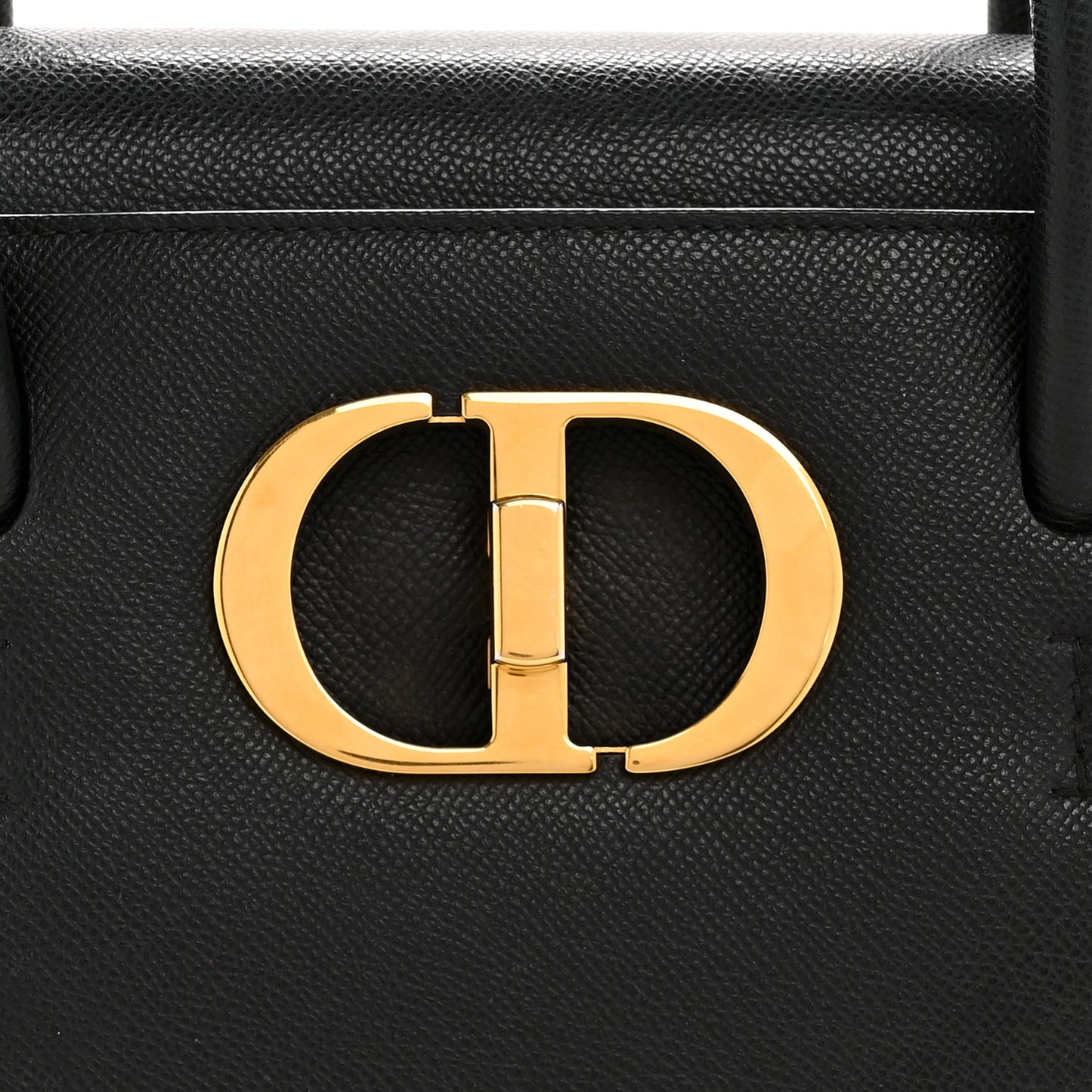 Grained Calfskin Large St. Honore Tote Black