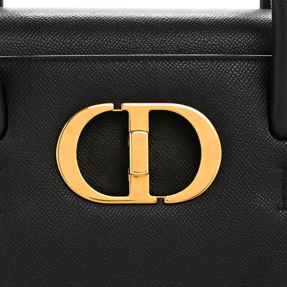 Christian Dior Grained Calfskin Large St. Honore Tote Black 2 of 14